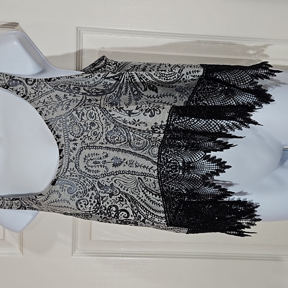 Free People see through lace Boho Cami - Picture 2 of 7